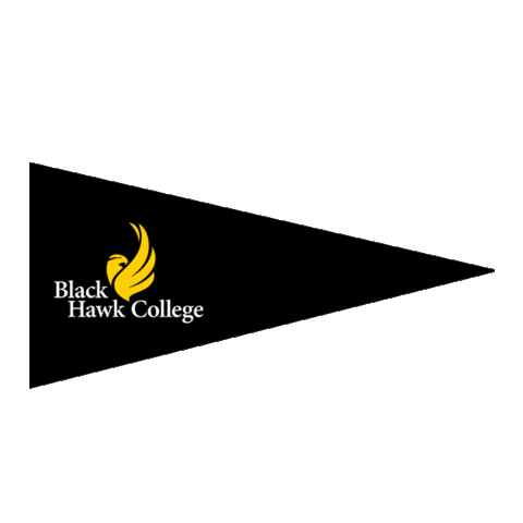 Black Hawk College Sticker