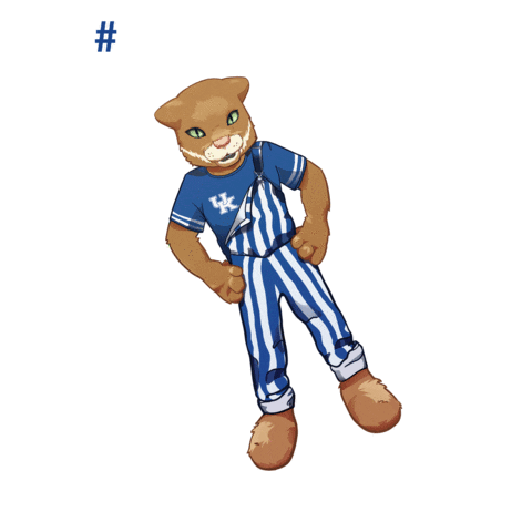 Kentucky Wildcats Mascot Sticker by University of Kentucky