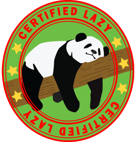 Panda Sleeping Sticker