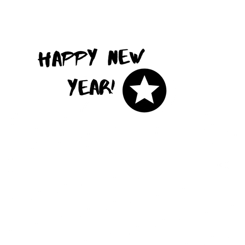 Happy New Year Star GIF by 365DaySocial