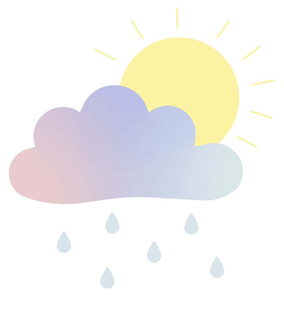 Sun Rain Sticker by Magasin du Nord for iOS & Android | GIPHY