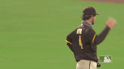 San diego padres batflip wil myers GIF - Find on GIFER