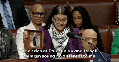 Rashida Tlaib Palestine GIF by GIPHY News