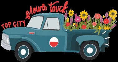 Top City Flower Truck GIF