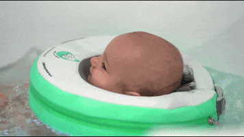 debabyspa baby float relaxed zwanger GIF