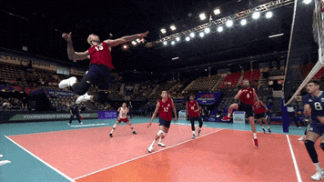Happy United States GIF by Volleyball World