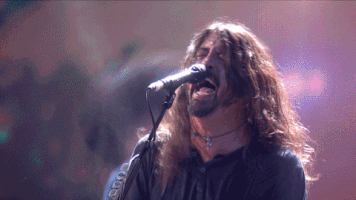 rocking foo fighters GIF by BRIT Awards