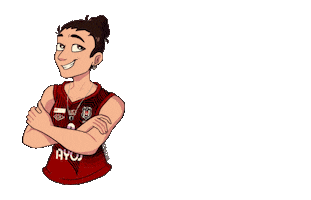 Fire Kiss Sticker by Lojinha Volei Gringa