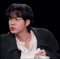 Jin Laughing GIF