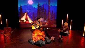 Camp Fire Augmented Reality GIF by Moment Factory