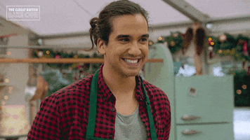 Crush Smile GIF by The Great British Bake Off