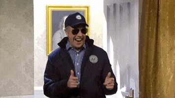 Joe Biden Finger Guns GIF by Saturday Night Live