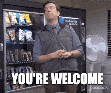 Office Tv Youre Welcome GIF by The Office