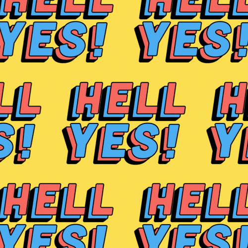 Happy Oh Yeah GIF by Lily Xiao Haselton