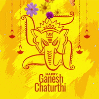 Ganesh Chaturthi India GIF by techshida