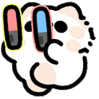 Cat Sticker by MYAOWL