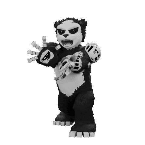 Panda Max Sticker by Endangered Labs