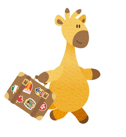Holiday Giraffe GIF by Twinkl Parents