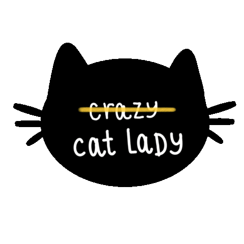 Black Cat Sticker