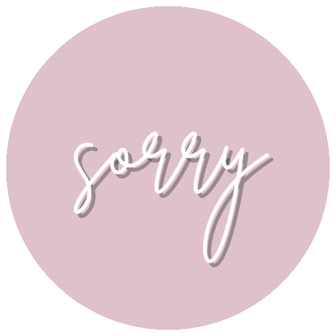 Sorry Sticker by NZ Collab