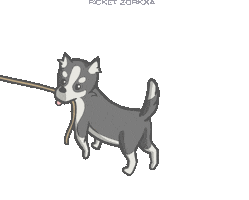Happy Dog Sticker