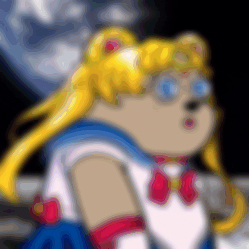 Sailor Moon Girl GIF by SuperRareBears