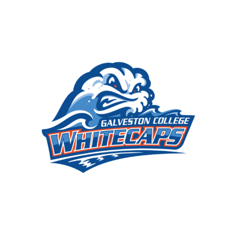 Athletics Whitecaps Sticker by Galveston College