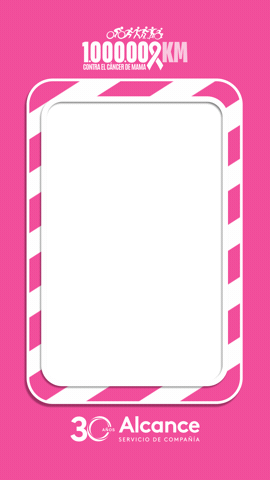 Breast Cancer Walking Sticker by Alcance Uruguay