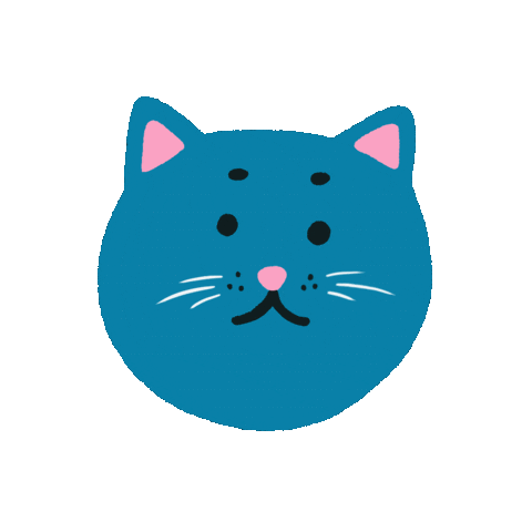 Happy Cat Sticker by elzie