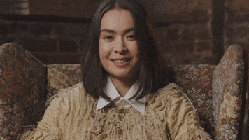 Chair Smile GIF by Dazed