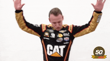 excited hands up GIF by Richard Childress Racing