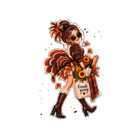 Good Food Autumn Sticker
