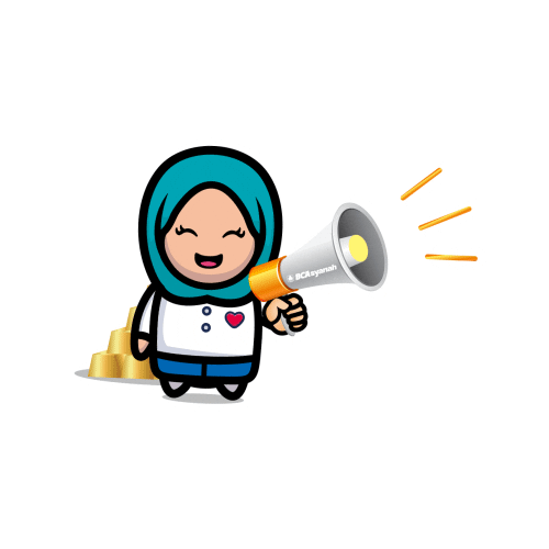 Muslim Nabung Sticker by BCA Syariah