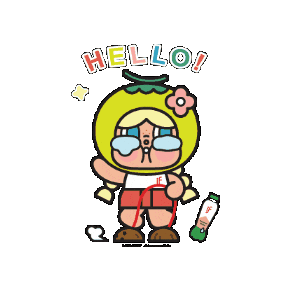 Coconut Crybaby Sticker by IF Singapore