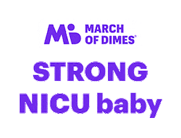 Preterm Birth Baby Sticker by March of Dimes