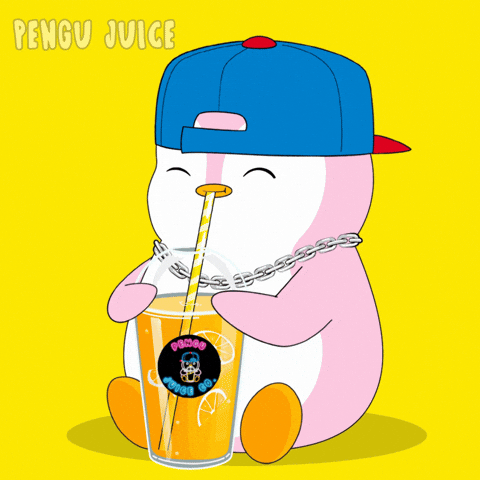 Summer Penguin GIF by Pengu Juice Co.