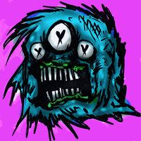 Monster Scribble GIF by Ø$iⱤ!$