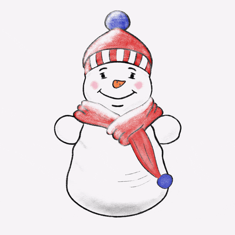 Snowman Snehulak GIF