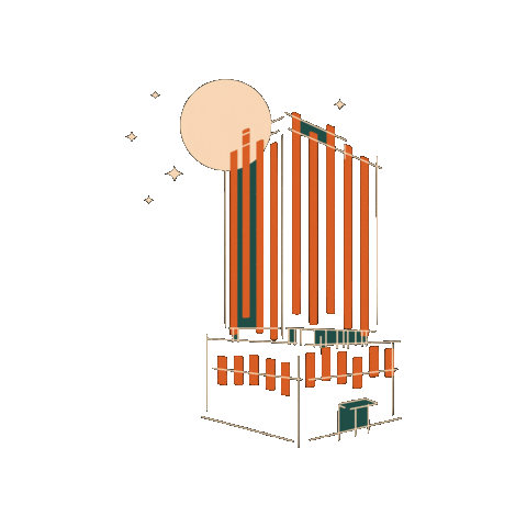 Hotel Fairlane Sticker by Oliver Hospitality