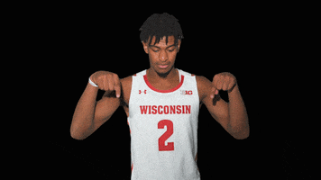 Basketball Point GIF by Wisconsin Badgers