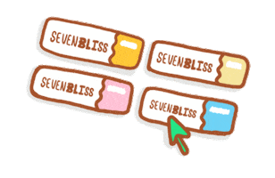Chocolate Sticker by Seven Bliss