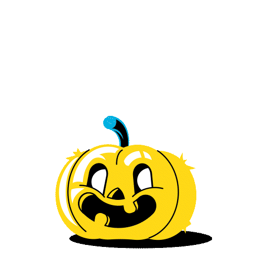 Halloween Orange Sticker