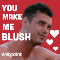 blushing the bachelor GIF by Wetpaint