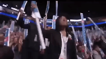 michelle obama cheer GIF by Obama