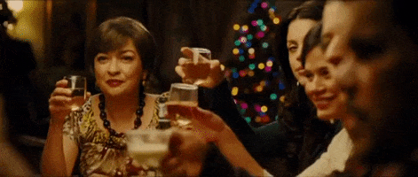 nothing like the holidays cheers GIF