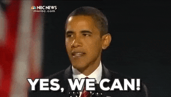 yes we can GIF by Obama