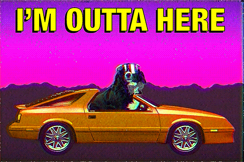 Good Bye GIF by GIPHY Studios Originals