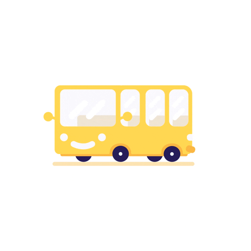 animation dancing bus GIF by Motiongarten