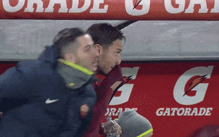happy jump around GIF by AS Roma