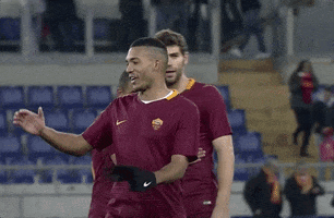 best friends good job GIF by AS Roma